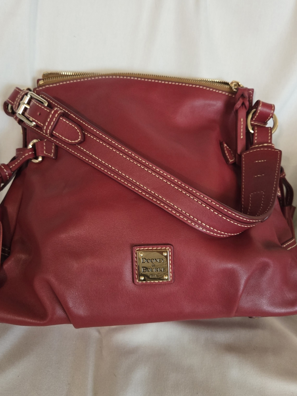 Dooney & Bourke Red Leather Shoulder Bag